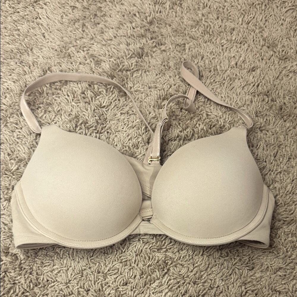 Soma Embeaceable Tailored Push-up Taupe Fully Padded Underwire Bra Size 36A